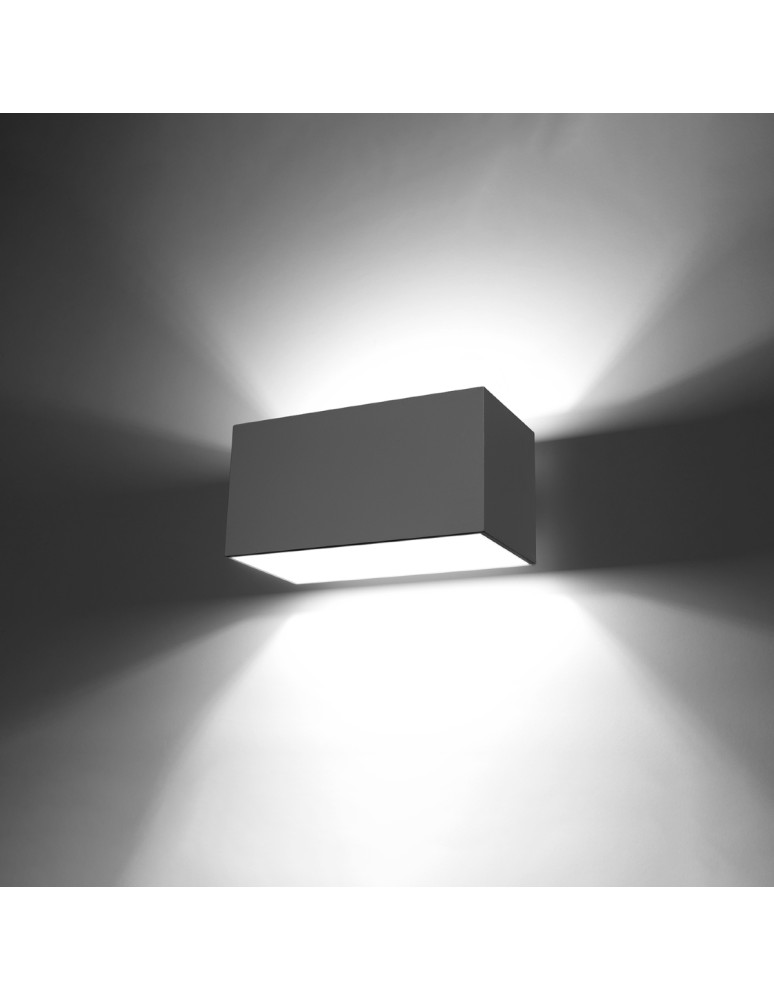 Wall lamps - Sollux QUAD MAXI wall lamp gray SL.0526 - product kolory-swiatla.pl 3