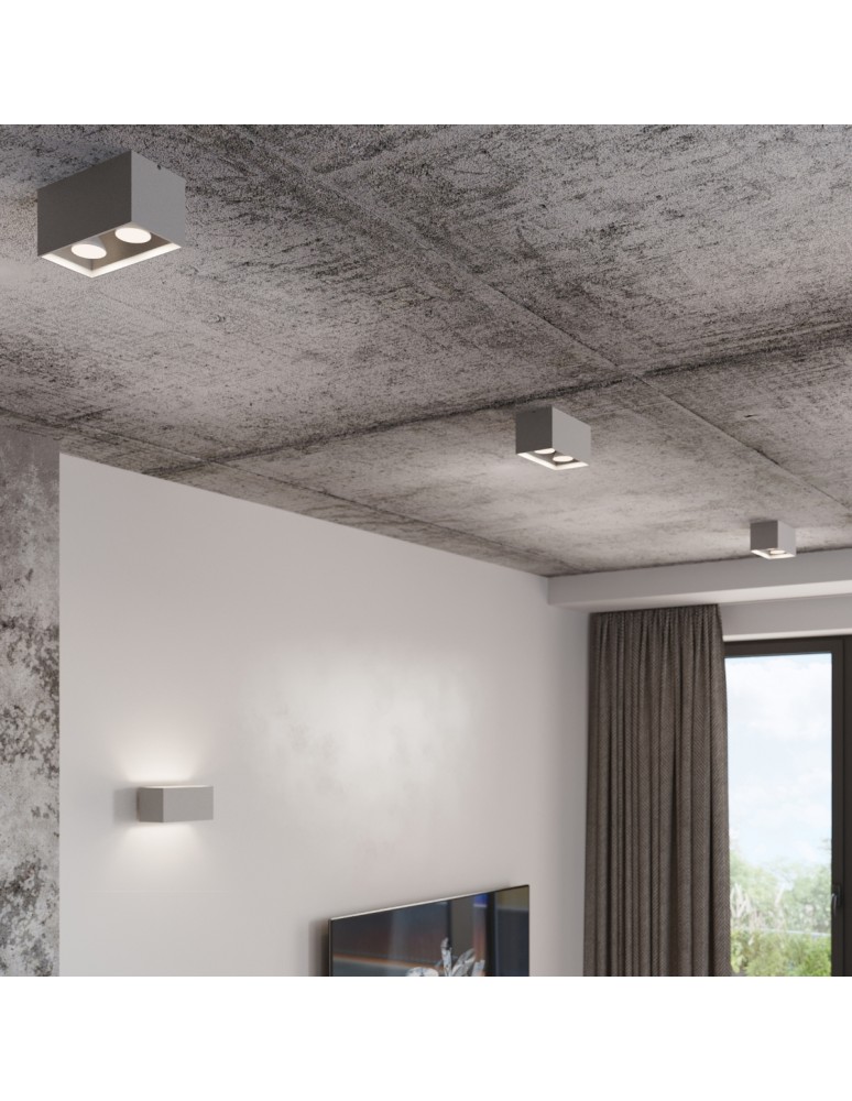 Wall lamps - Sollux QUAD MAXI wall lamp black SL.0527 - product kolory-swiatla.pl 8