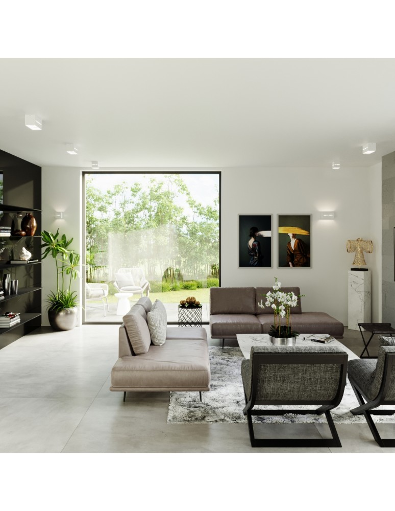 Wall lamps - Sollux Wall lamp LOBO MAXI white SL.0528 - product kolory-swiatla.pl 7