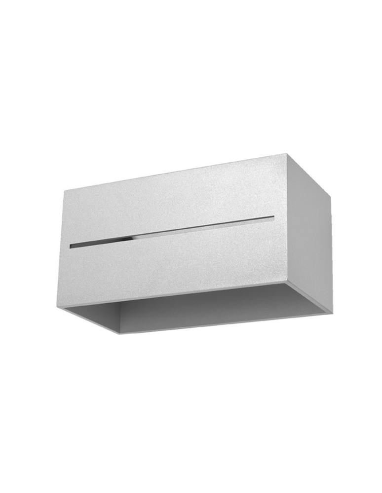 Wall lamps - Sollux Wall lamp LOBO MAXI grey SL.0529 - product kolory-swiatla.pl 1