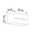 Wall lamps - Sollux Wall lamp LOBO MAXI grey SL.0529 - product 5