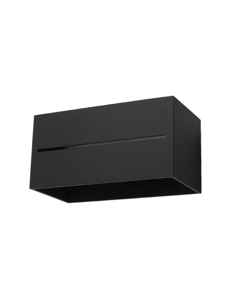 Wall lamps - Sollux Wall lamp LOBO MAXI black SL.0530 - product kolory-swiatla.pl 1