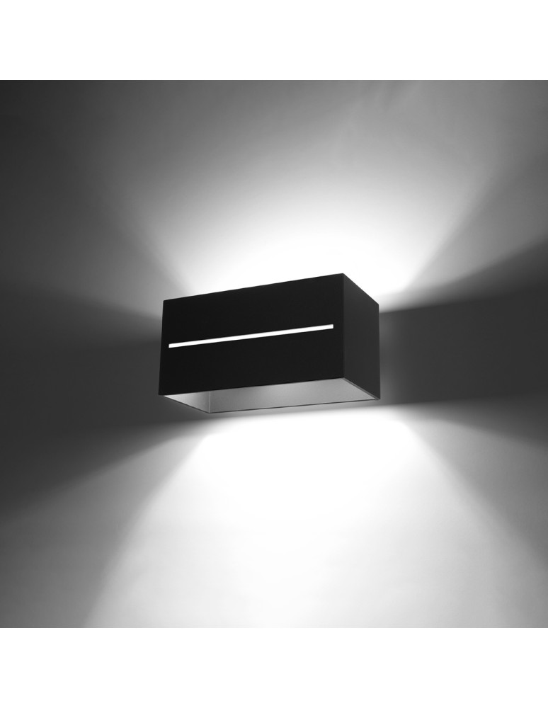 Wall lamps - Sollux Wall lamp LOBO MAXI black SL.0530 - product kolory-swiatla.pl 3