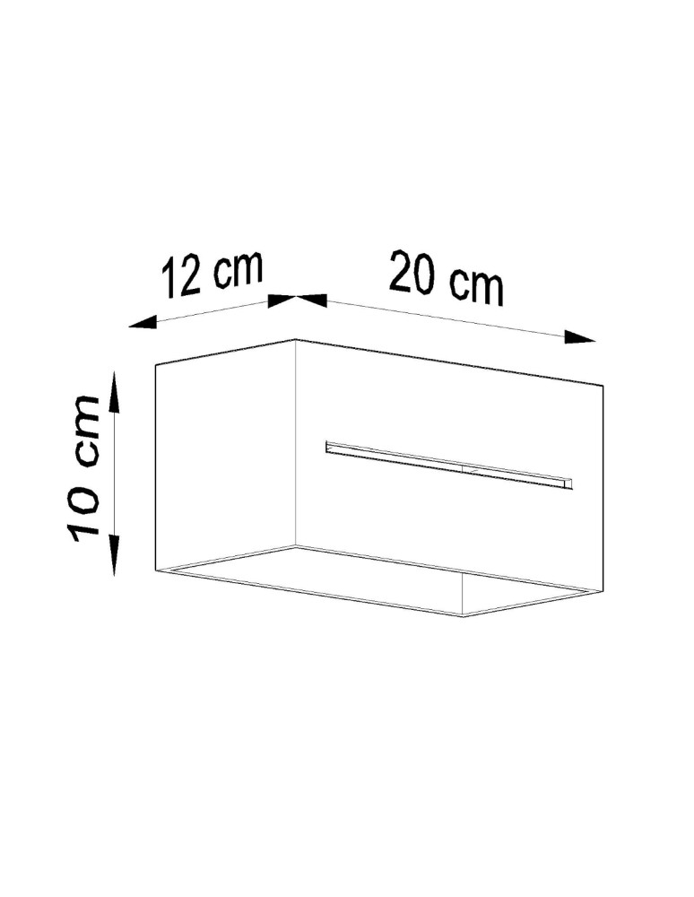 Wall lamps - Sollux Wall lamp LOBO MAXI black SL.0530 - product kolory-swiatla.pl 5