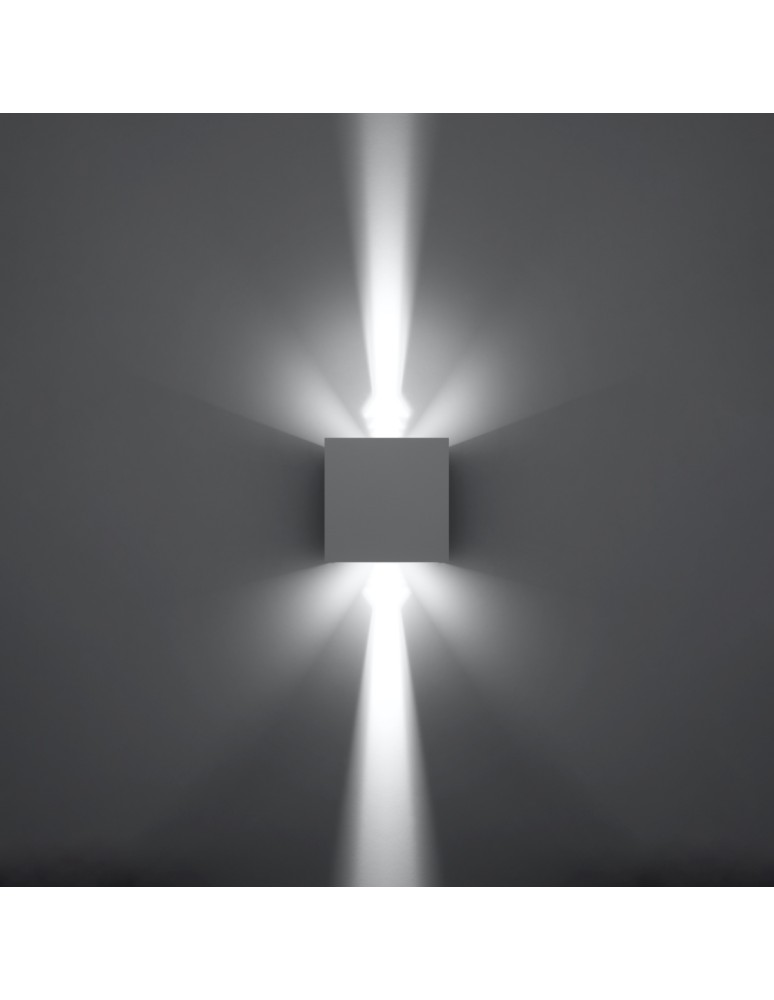 Wall lamps - Sollux Wall lamp LUCA white LED IP54 SL.0544 - product kolory-swiatla.pl 4