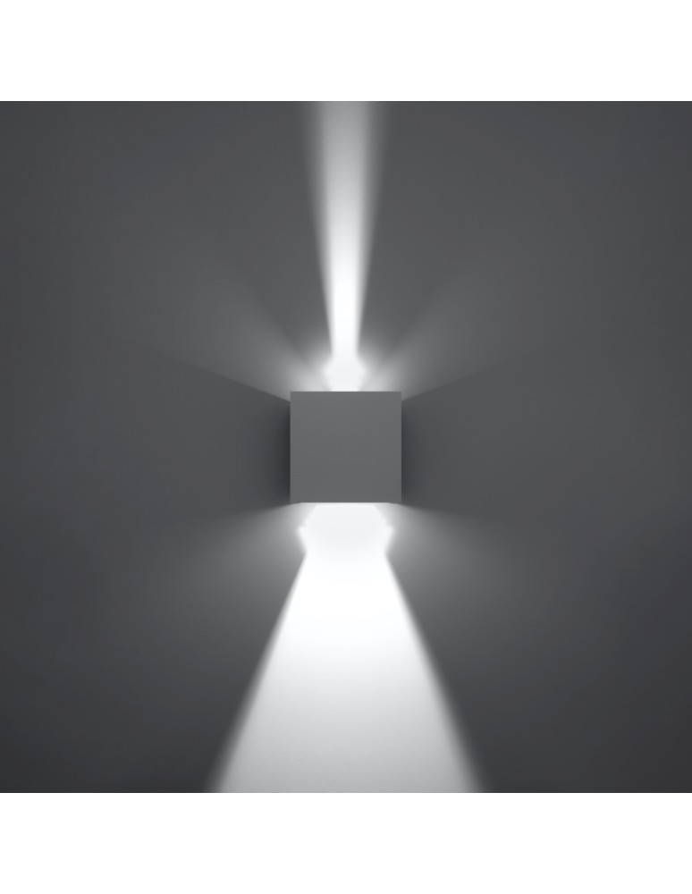 Wall lamps - Sollux Wall lamp LUCA white LED IP54 SL.0544 - product kolory-swiatla.pl 5
