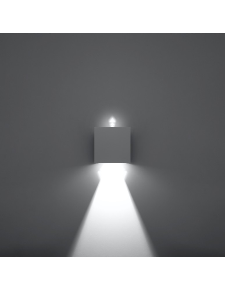 Wall lamps - Sollux Wall lamp LUCA white LED IP54 SL.0544 - product kolory-swiatla.pl 6