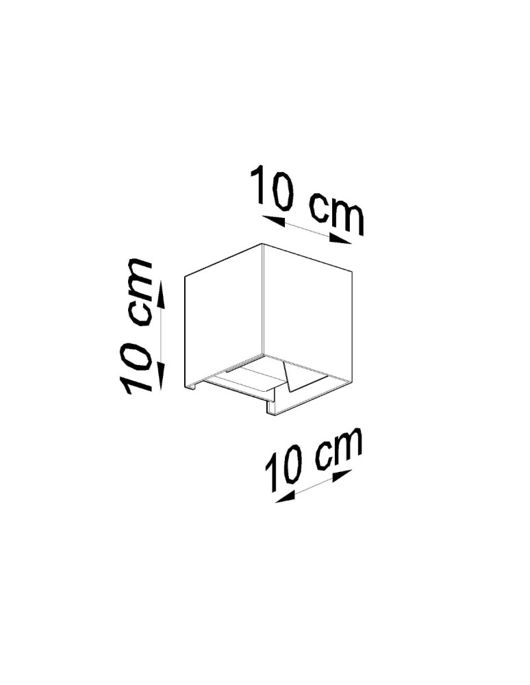 Sollux Kinkiet LUCA biały LED IP54 SL.0544