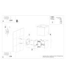 Wall lamps - Sollux Wall lamp LUCA white LED IP54 SL.0544 - product 9