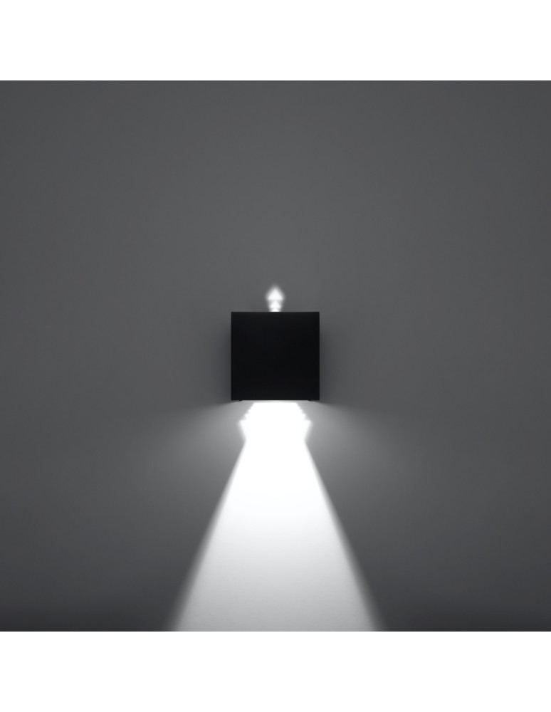 Wall lamps - Sollux Wall lamp LUCA black LED IP54 SL.0545 - product kolory-swiatla.pl 6