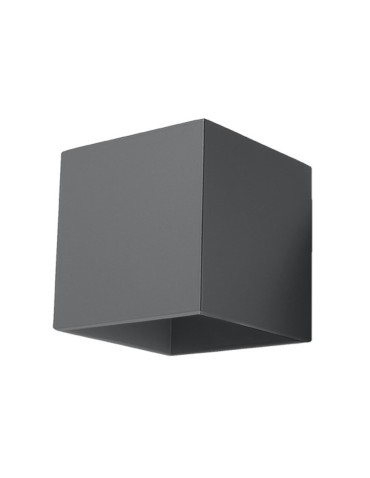 Sollux Wall lamp QUAD 1 anthracite SL.0565