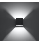 Wall lamps - Sollux Wall lamp QUAD 1 anthracite SL.0565 - product 3