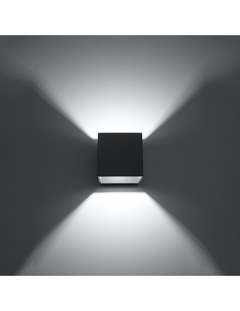 Wall lamps - Sollux Wall lamp QUAD 1 anthracite SL.0565 - product kolory-swiatla.pl 3