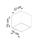 Wall lamps - Sollux Wall lamp QUAD 1 anthracite SL.0565 - product 5