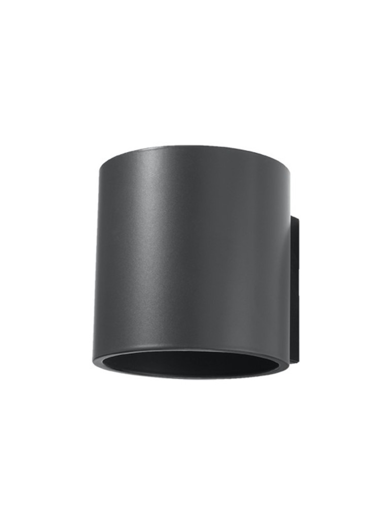 Wall lamps - Sollux Wall lamp ORBIS 1 anthracite SL.0566 - product kolory-swiatla.pl 1