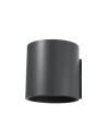 Sollux Wall lamp ORBIS 1 anthracite SL.0566