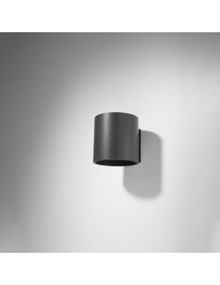 Wall lamps - Sollux Wall lamp ORBIS 1 anthracite SL.0566 - product kolory-swiatla.pl 2