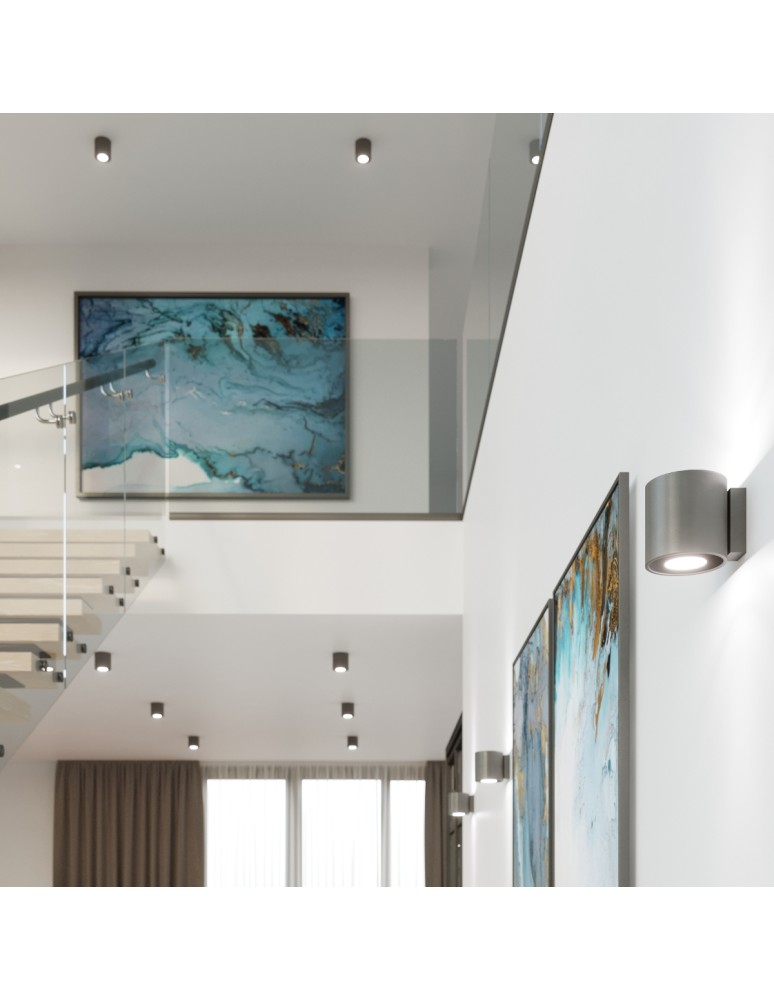 Wall lamps - Sollux Wall lamp ORBIS 1 anthracite SL.0566 - product kolory-swiatla.pl 8