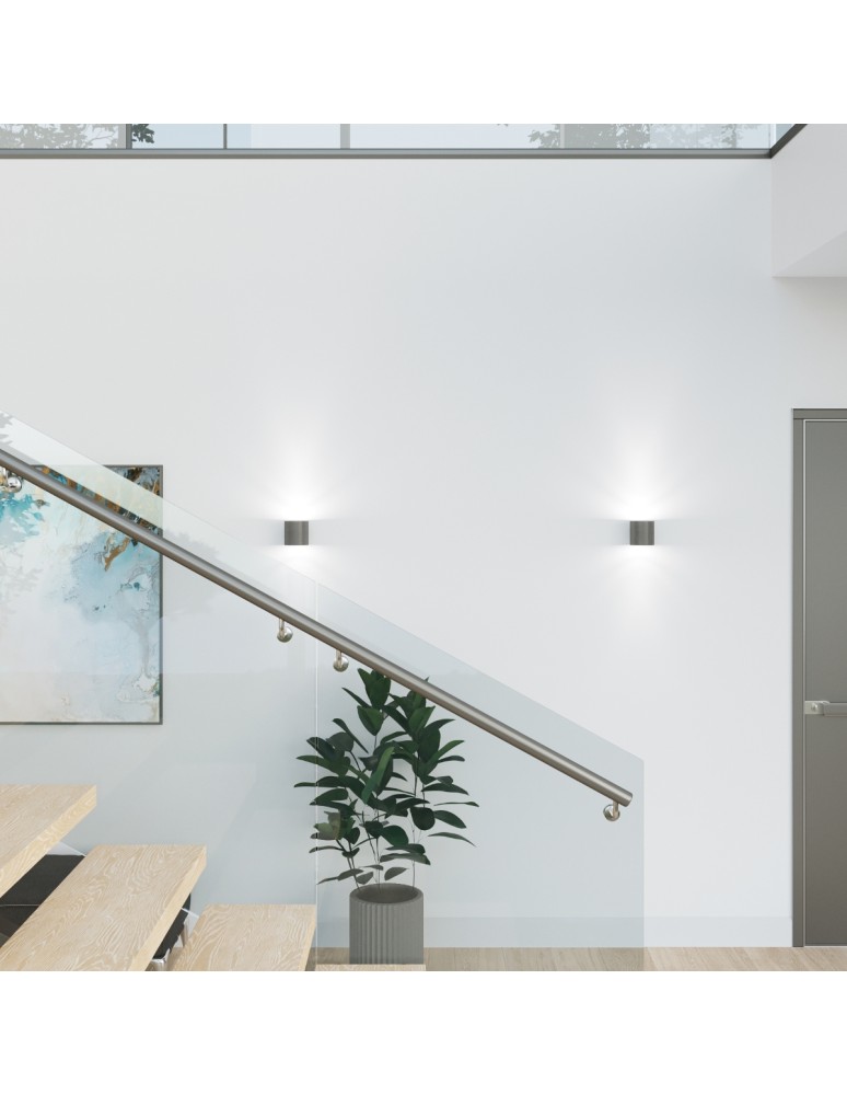 Wall lamps - Sollux Wall lamp ORBIS 1 anthracite SL.0566 - product kolory-swiatla.pl 9