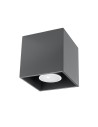 Sollux Plafond QUAD 1 anthracite SL.0567