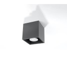 Ceiling lamps - Sollux Plafond QUAD 1 anthracite SL.0567 - product 2