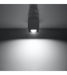 Ceiling lamps - Sollux Plafond QUAD 1 anthracite SL.0567 - product 3