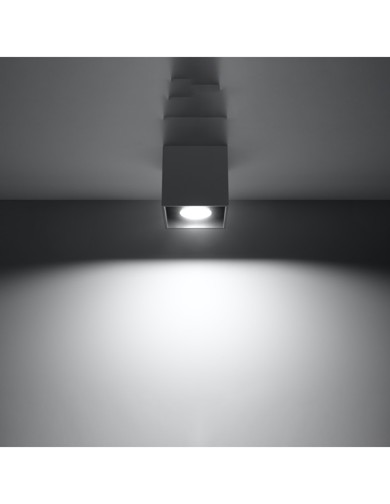 Ceiling lamps - Sollux Plafond QUAD 1 anthracite SL.0567 - product kolory-swiatla.pl 3