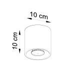 Ceiling lamps - Sollux Plafond ORBIS 1 anthracite SL.0568 - product 5