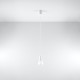 Sollux Lampa wisząca DIEGO 1 biała SL.0569