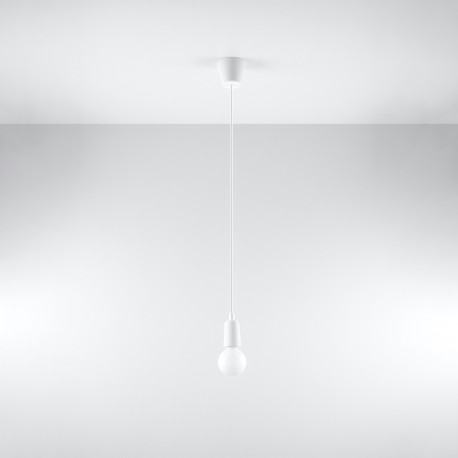 Sollux Lampa wisząca DIEGO 1 biała SL.0569