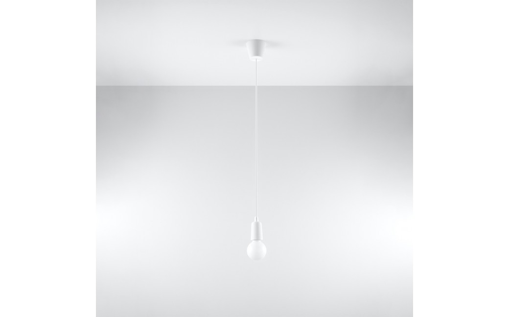 Sollux Lampa wisząca DIEGO 1 biała SL.0569