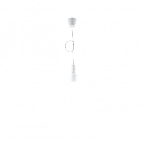Sollux Lampa wisząca DIEGO 1 biała SL.0569