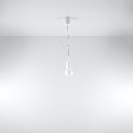 Sollux Lampa wisząca DIEGO 1 biała SL.0569