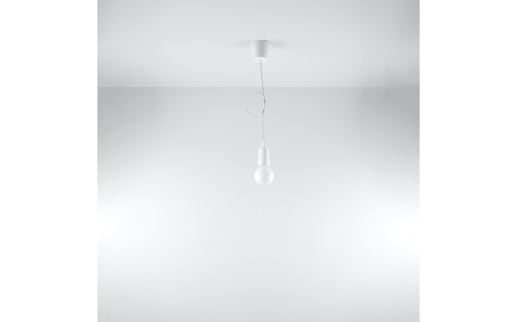 Sollux Lampa wisząca DIEGO 1 biała SL.0569