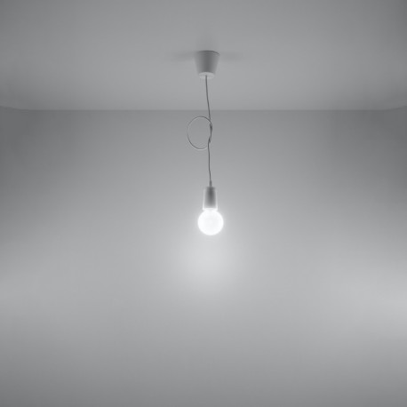 Sollux Lampa wisząca DIEGO 1 biała SL.0569
