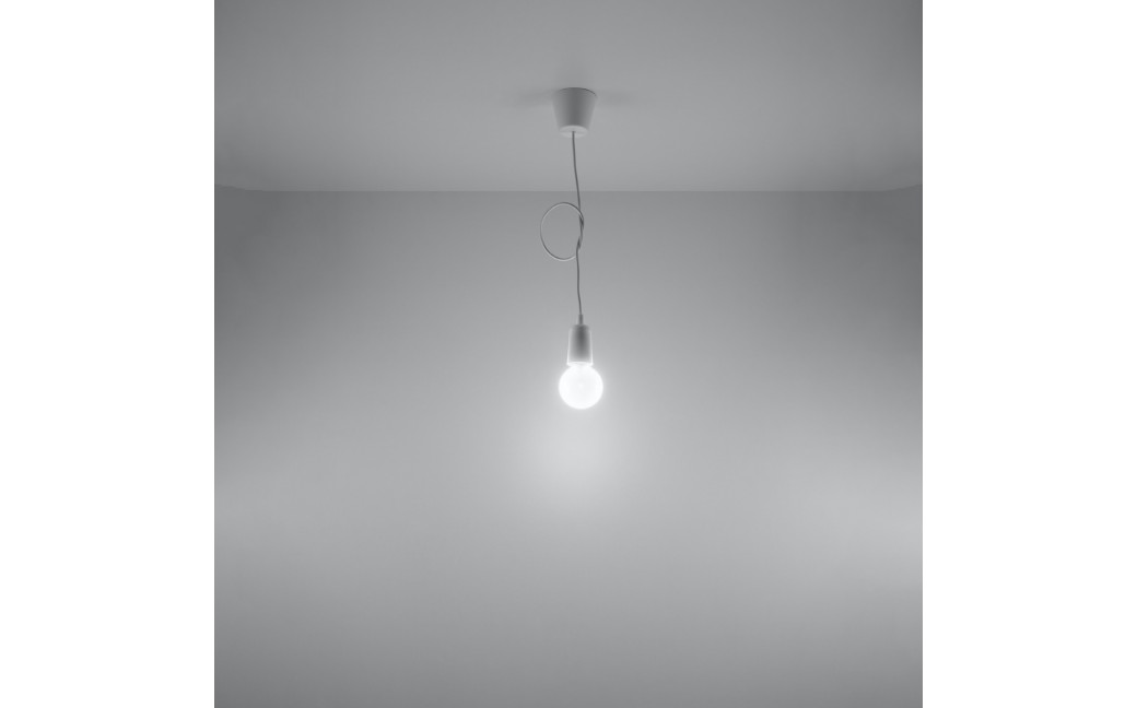 Sollux Lampa wisząca DIEGO 1 biała SL.0569