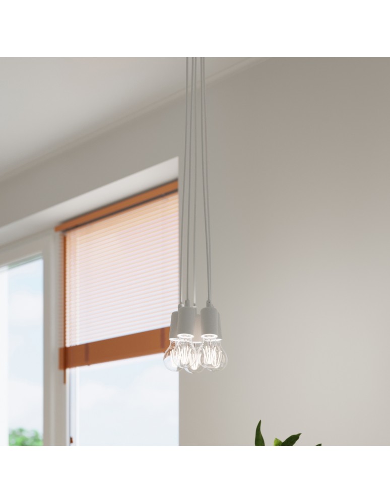 Pendant lamps - Sollux DIEGO 1 pendant lamp white SL.0569 - product kolory-swiatla.pl 11