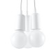Sollux Lampa wisząca DIEGO 3 biała SL.0570