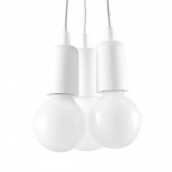 Sollux Lampa wisząca DIEGO 3 biała SL.0570