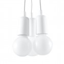Sollux Lampa wisząca DIEGO 3 biała SL.0570