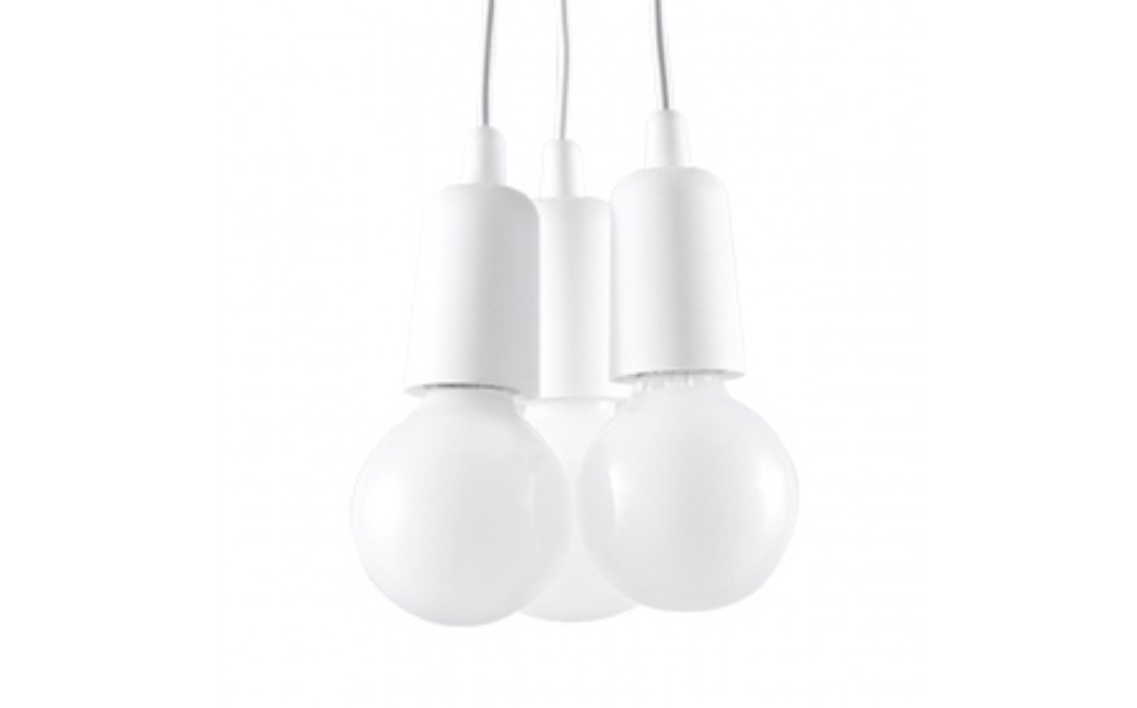 Sollux Lampa wisząca DIEGO 3 biała SL.0570