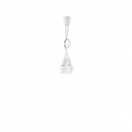 Sollux Lampa wisząca DIEGO 3 biała SL.0570