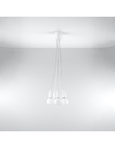 Sollux Lampa wisząca DIEGO 5 biała SL.0571 - produkt 2