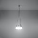 Sollux Lampa wisząca DIEGO 5 biała SL.0571
