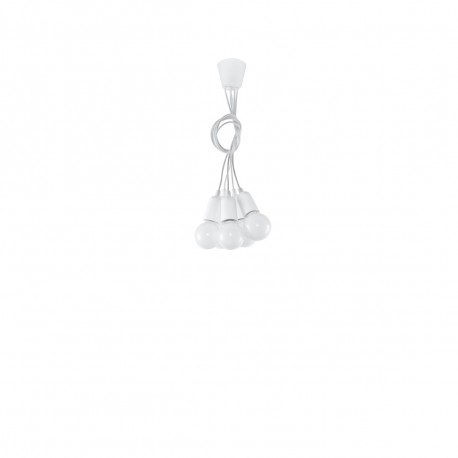 Sollux Lampa wisząca DIEGO 5 biała SL.0571