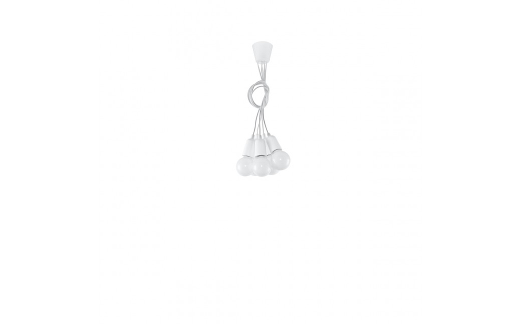 Sollux Lampa wisząca DIEGO 5 biała SL.0571