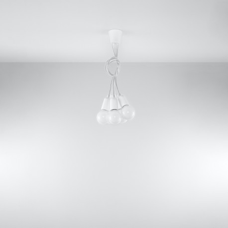 Sollux Lampa wisząca DIEGO 5 biała SL.0571