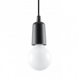 Sollux Lampa wisząca DIEGO 1 czarna SL.0572