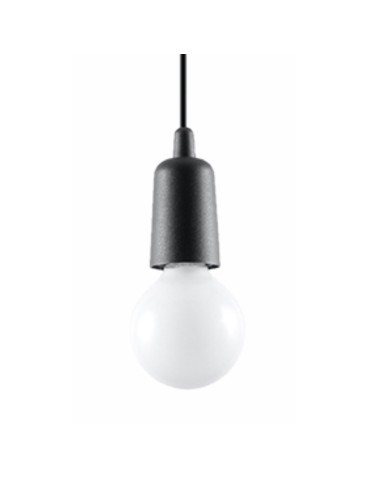 Sollux DIEGO 1 pendant lamp black SL.0572