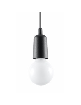 Sollux DIEGO 1 pendant lamp black SL.0572